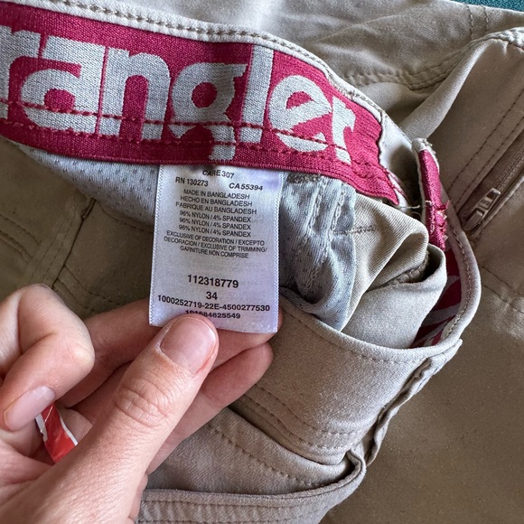 Wrangler Men's Performance Comfort Flex Cargo Short 34 (color fallen rock) - Picture 3 of 3